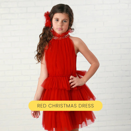 NWT Petite Adele Tutu Dress w/ shops Collar Sz 4 Christmas Red