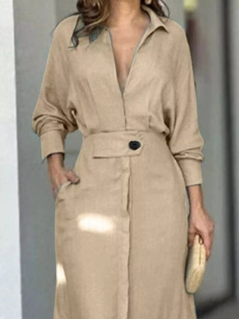 side-slit-long-sleeve-shirt-dress-OhSoStyled-Sophia's-Style-12