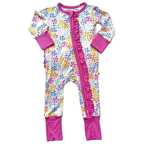 korrie-dots-bamboo-ruffle-convertible-footie- at Sophia's Style-3