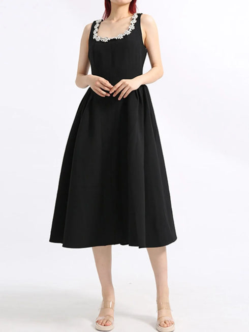 flower-scoop-neck-sleeveless-dress-Sophia's Style-3