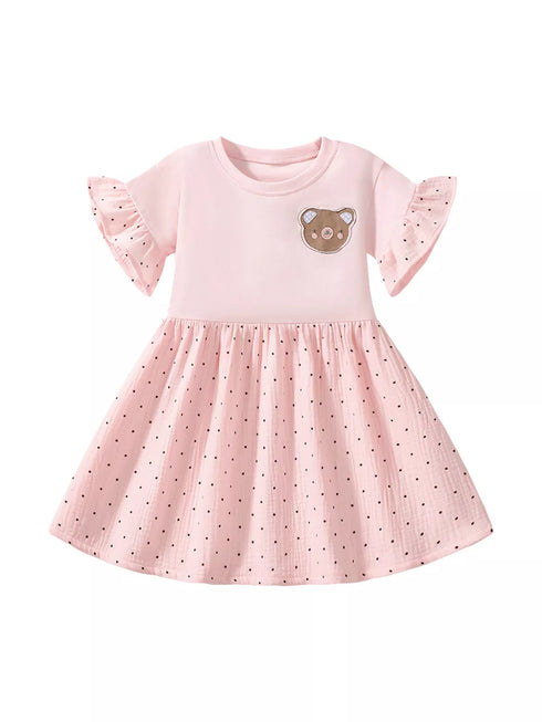 childrens-bear-ruffle-short-sleeve-dress-ohso-kids-sophias-style-1