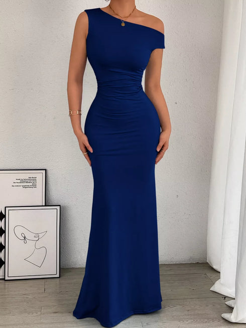 one-shoulder-ruched-bodycon-maxi-dress-OhSoStyled-Sophia's-Style-16