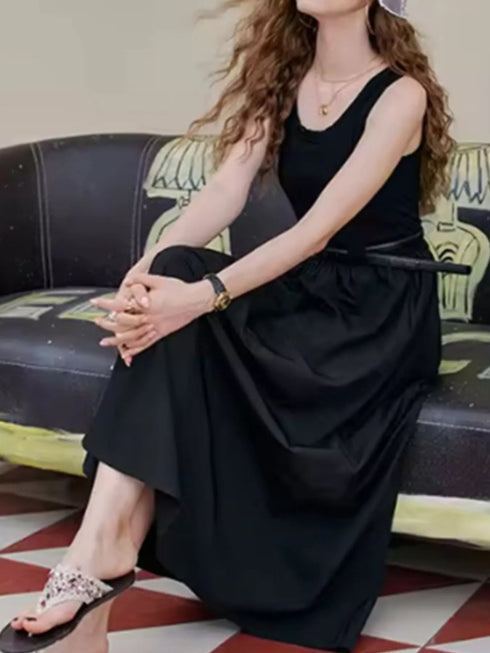 round-neck-sleeveless-midi-dress-OhSoStyled-Sophia's-Style-2