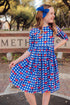 smu-plaid-mustang-3-4-sleeve-pocket-twirl-dress Mila & Rose - Sophia's Style-4