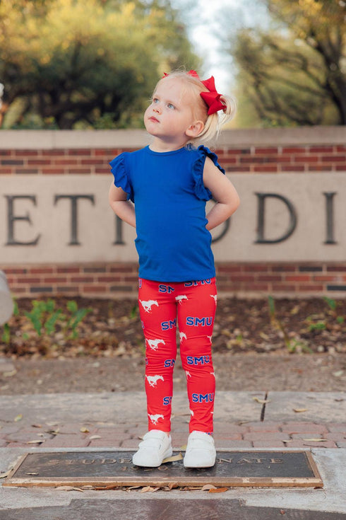 smu-red-mustang-leggings Mila & Rose - Sophia's StyleLeggings-1