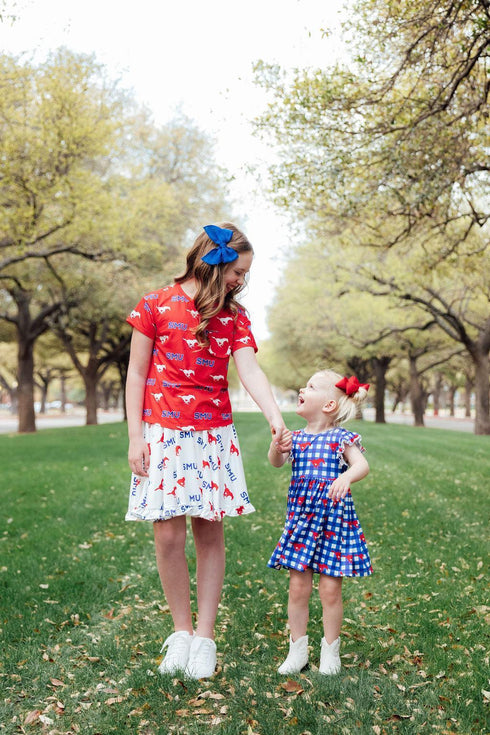 smu-red-mustang-ruffle-pocket-tee Mila & Rose - Sophia's Style-2