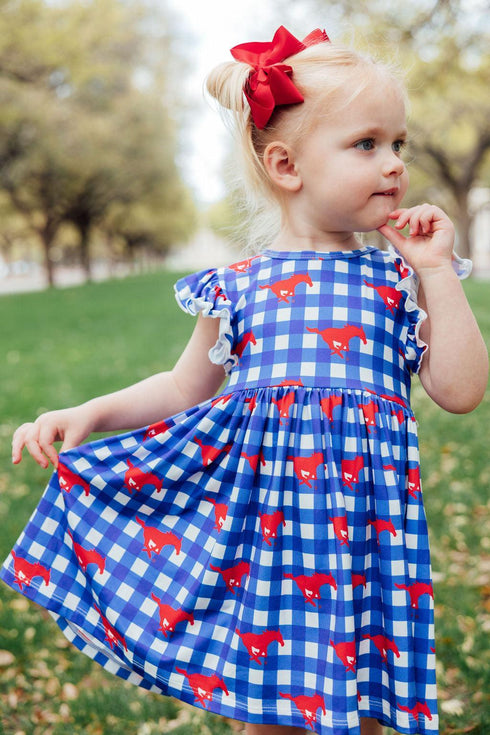 smu-plaid-mustang-flutter-twirl-dress Mila & Rose - Sophia's Style-5