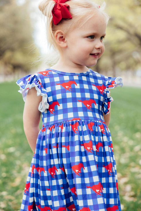 smu-plaid-mustang-flutter-twirl-dress Mila & Rose - Sophia's Style-7