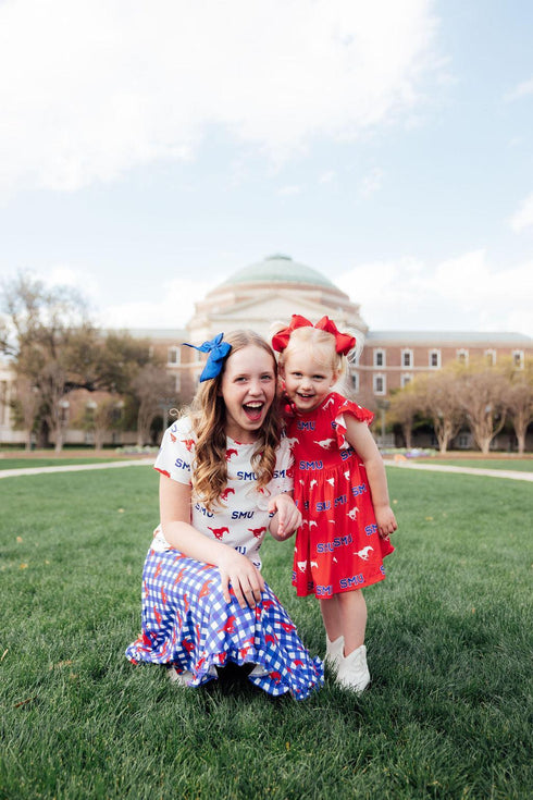 smu-red-mustang-flutter-twirl-dress Mila & Rose - Sophia's Style-4