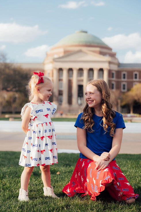 smu-red-mustang-ruffle-twirl-skort Mila & Rose - Sophia's Style-2