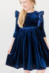 navy-velvet-ruffle-twirl-dress Mila & Rose - Sophia's Style----10