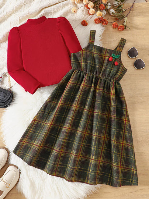 childrens-long-sleeve-top-and-plaid-dress-set-ohso-kids-sophias-style-2