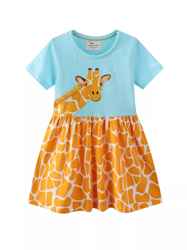 childrens-giraffe-print-casual-dress-ohso-kids-sophias-style-1