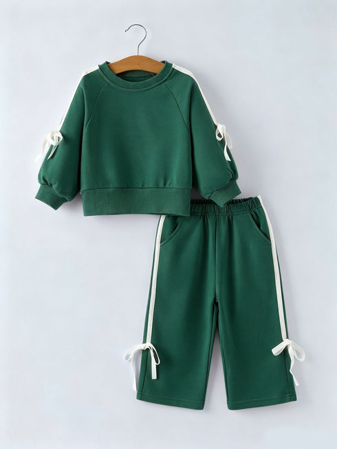 girls-pink-bow-trim-sweatshirt-and-pants-set-sophias-style-12