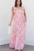 floral-print-square-neck-ruffled-cap-sleeve-maxi-dress OhSoStyled - Sophia's Style-1