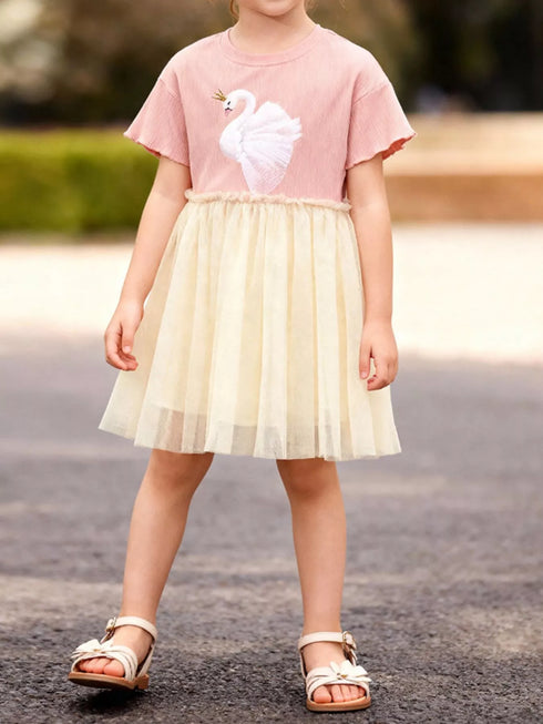 childrens-swan-short-sleeve-tulle-dress-ohso-kids-sophias-style-2
