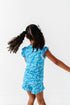 blue-base-flowers-ruffle-short-set-little-pajama-co - Sophia's Style -5