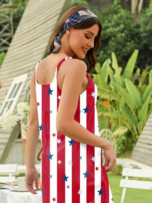 striped-star-scoop-neck-midi-cami-dress OhSoStyled - Sophia's Style in Blue-6