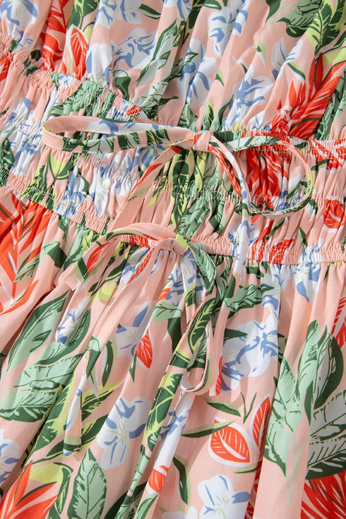 floral-smocked-square-neck-puff-short-sleeve-midi-dress OhSoStyled - Sophia's Style-10