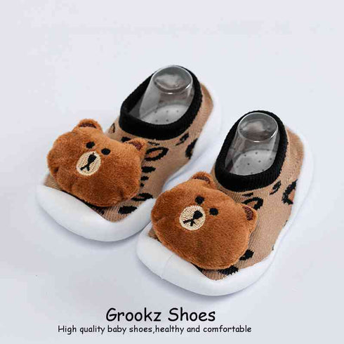 baby-doll-sock-shoes-spoty-bear Grookz Shoes - Sophia's Style-2