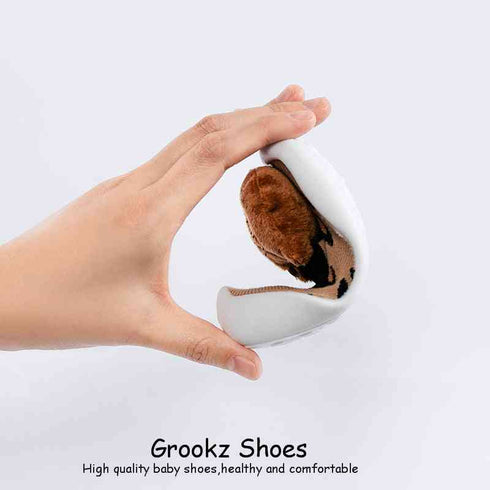 baby-doll-sock-shoes-spoty-bear Grookz Shoes - Sophia's Style-6