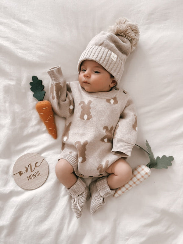 luna-luca-bunny-jacquard-romper Luna and Luca - Sophia's Style-1