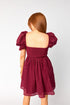 faye-babydoll-mini-dress-maroon Buddy Love - Sophia's Style--Maroon Check-M-3
