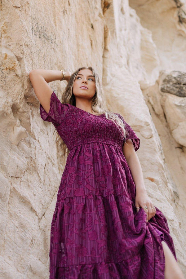 tayla-dress-in-maroon Sophia's StyleDresses-1