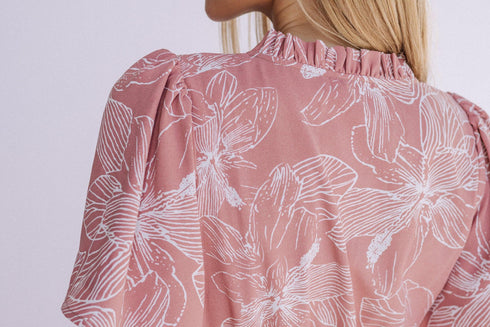 Gabby Maxi Dress in Light Pink