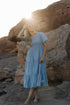 Tayla Linen Dress in Sky Blue