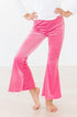 watermelon-pink-ribbed-velvet-bells Mila & Rose at Sophia's Style-Watermelon Pink Ribbed Velvet Bells-6-12M-Velvet Bells-1