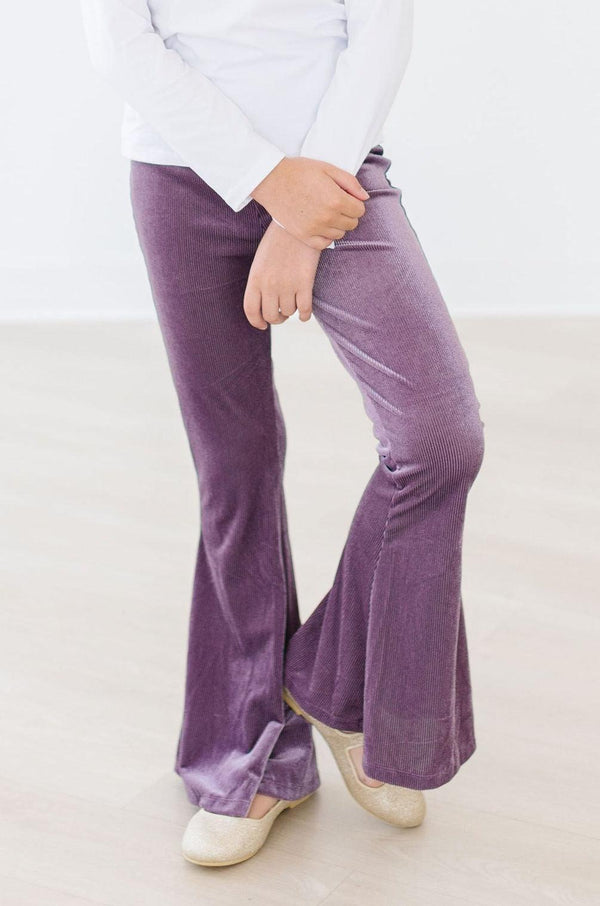 amethyst-ribbed-velvet-bells Mila & Rose at Sophia's Style-Amethyst Ribbed Velvet Bells-6-12M-Velvet Bells-1