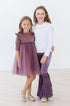 mauve-shimmer-3-4-sleeve-tutu-dress Mila & Rose - Sophia's Style-3