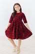 cranberry-velvet-sequin-dress Mila & Rose - Sophia's Style-2