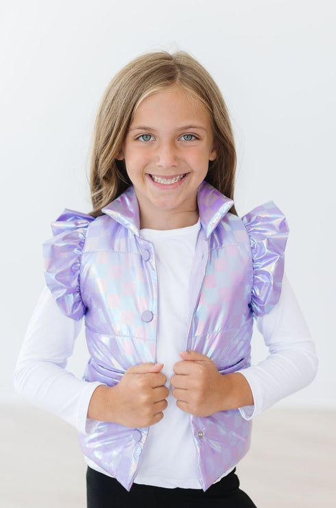 lavender-haze-checker-puffer-vest Mila & Rose - Sophia's Style-2