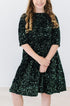 hunter-green-velvet-sequin-dress Mila Rose - Sophia's Style-5