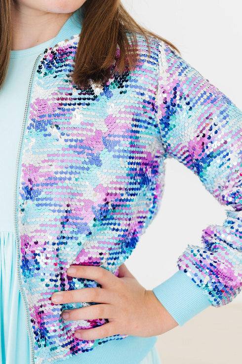 mermaid-flip-sequin-jacket Mila & Rose - Sophia's Style-Mermaid Flip Sequin Jacket-2T--1