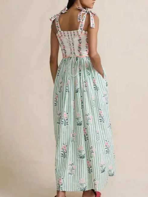 floral-striped-maxi-cami-dress-with-tie-straps-OhSoStyled-Sophia's-Style-3