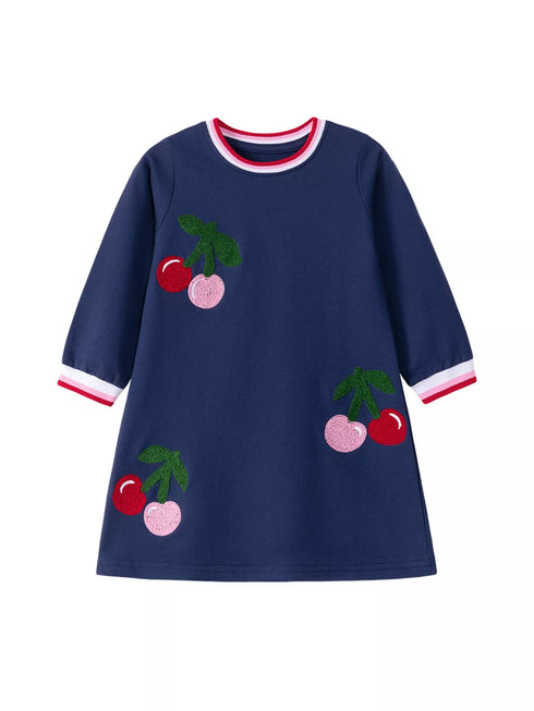 childrens-cherry-appliqued-long-sleeve-dress-ohso-kids-sophias-style-1