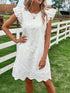 eyelet-round-neck-ruffled-cap-sleeve-dress OhSoStyled - Sophia's Style-4