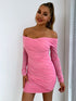 glitter-ruched-off-shoulder-long-sleeve-bodycon-dress-OhSoStyled-Sophia's-Style-6
