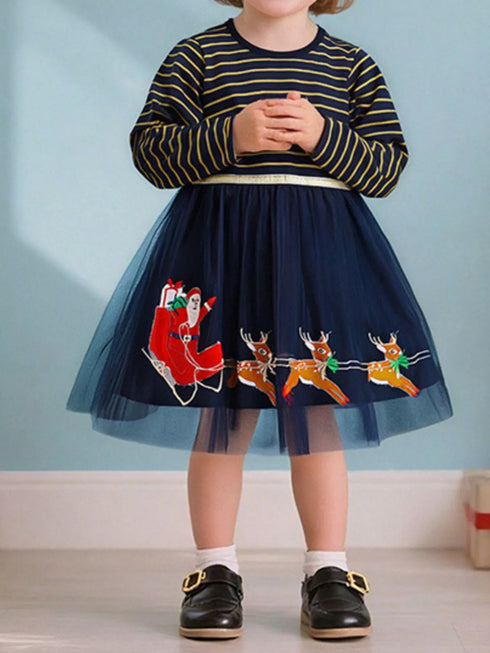 childrens-christmas-santa-reindeer-tulle-dress-ohso-kids-sophias-style-2
