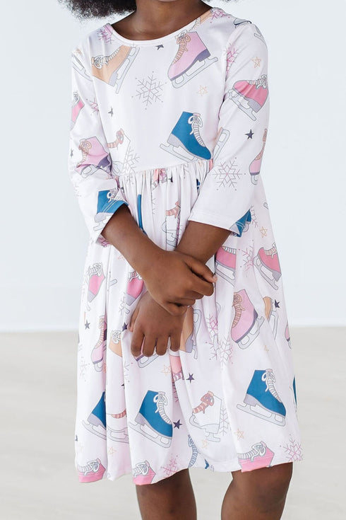 figure-skate-3-4-sleeve-twirl-dress Mila & Rose - Sophia's Style--2T--3