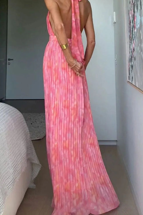 halter-neck-pleated-maxi-dress-OhSoStyled-Sophia's-Style-3