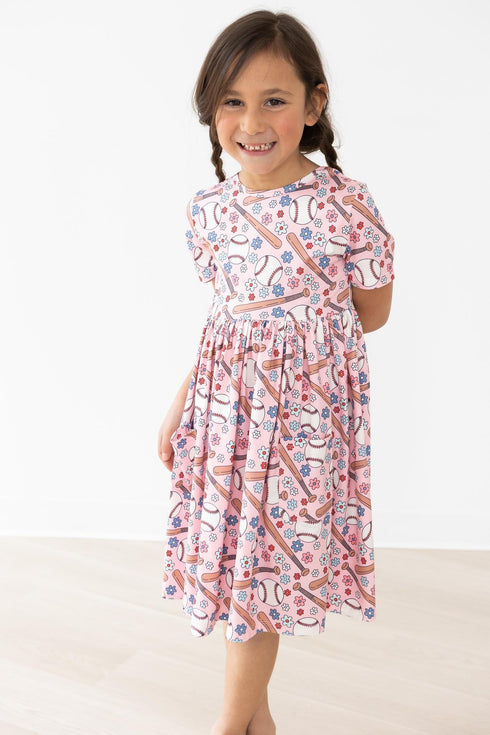 batter-up-s-s-pocket-twirl-dress Mila & Rose - Sophia's Style--3T--4