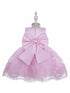 Little Girls Pink Rhinestone Embellished Sash Flower Girl Dress 2T-4T - SophiasStyle.com