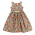 Girls Boho Floral Cotton Print Sleeveless Summer Dress with Bow, Sizes 2-14