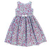 Girls Ditzy Floral Cotton Print Sleeveless Summer Dress with Bow, Sizes 2-14