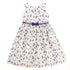 Girls White Unicorn Cotton Print Sleeveless Summer Dress with Bow, Sizes 2-21