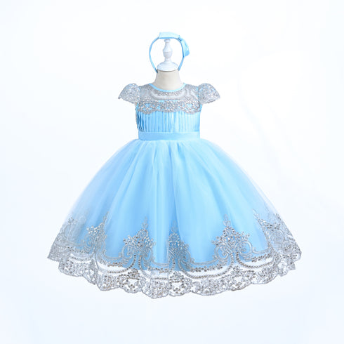 Baby Girls Party Easter Flower Girl Dress 6-24 Months